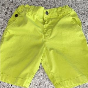 Mayoral boys Chartreuse shorts